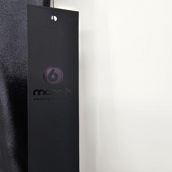 Mono B High Waist Faux Leather Leggings women's size 1X new with tag - Picture 4 of 5